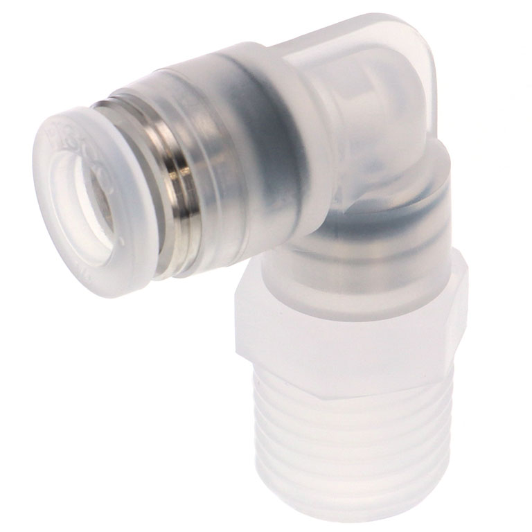 Alternative view of Đầu Nối Nhanh Khí Nén Dạng Cong 90° Ren Ngoài Pisco PPL1/4-02-F-TP