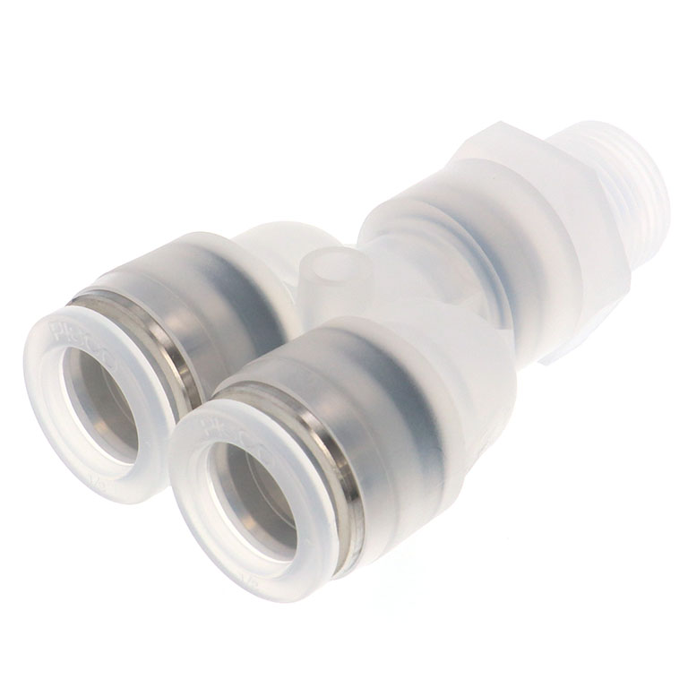 Alternative view of Đầu Nối Nhanh Khí Nén Dạng Chữ Y Ren Ngoài Pisco PPX1/2-03