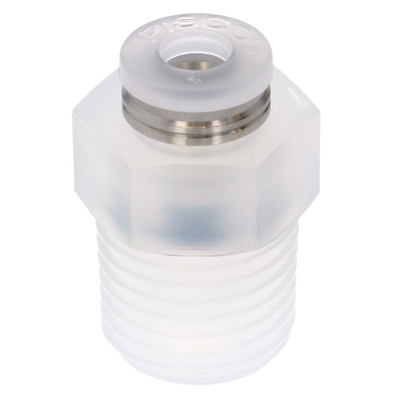 Alternative view of Đầu Nối Nhanh Khí Nén Dạng Thẳng Thân Lục Giác Ren Ngoài Pisco PPC4-02