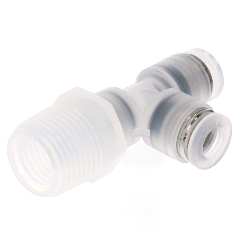 Alternative view of Đầu Nối Nhanh Khí Nén Dạng Chữ T Ren Ngoài Pisco PPD6-03-HN