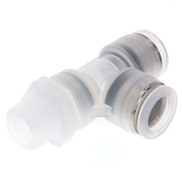 Alternative view of Đầu Nối Nhanh Khí Nén Dạng Chữ T Ren Ngoài Pisco PPD1/2-03-HN