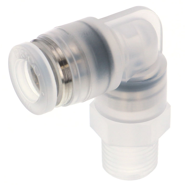 Alternative view of Đầu Nối Nhanh Khí Nén Dạng Cong 90° Ren Ngoài Pisco PPL1/4-01