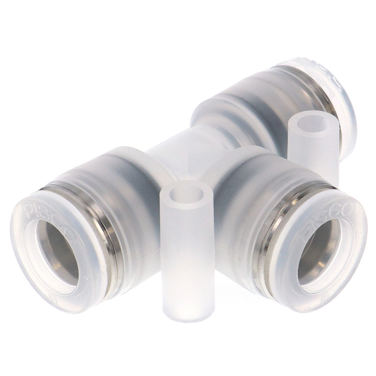 Alternative view of Đầu Nối Nhanh Khí Nén Chữ T Pisco PPE10-C