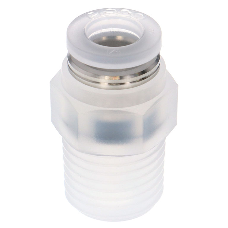 Alternative view of Đầu Nối Nhanh Khí Nén Dạng Thẳng Thân Lục Giác Ren Ngoài Pisco PPC1/4-02-TP