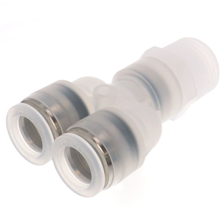 Alternative view of Đầu Nối Nhanh Khí Nén Dạng Chữ Y Ren Ngoài Pisco PPX1/2-04-HN