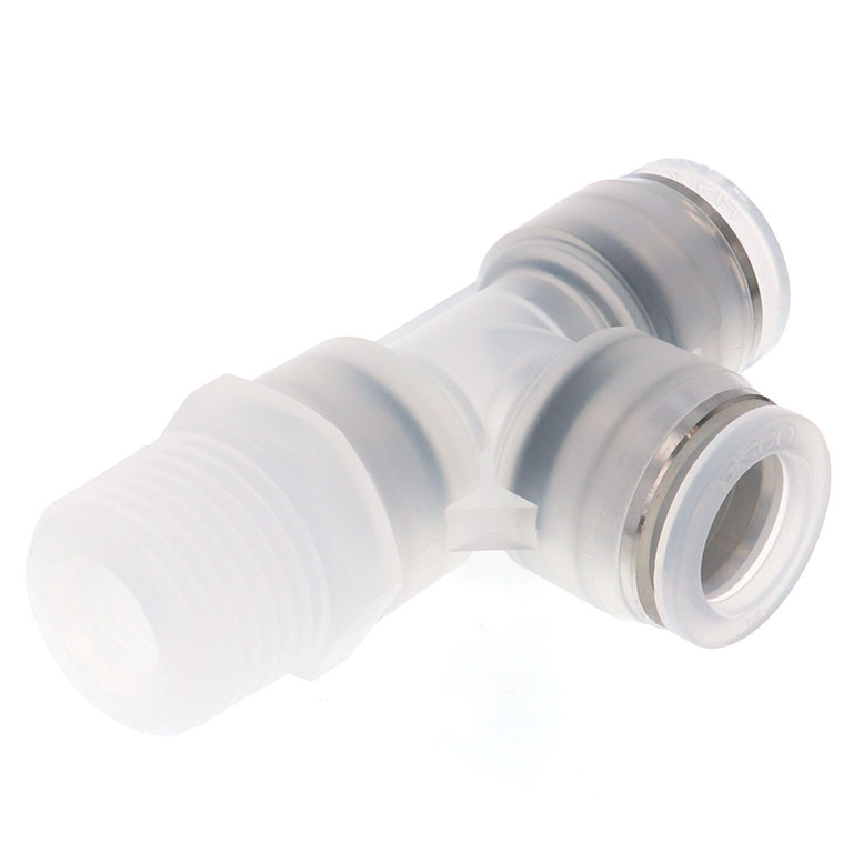 Alternative view of Đầu Nối Nhanh Khí Nén Dạng Chữ T Ren Ngoài Pisco PPD1/2-04