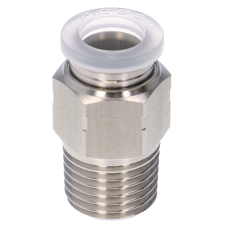 Alternative view of Đầu Nối Nhanh Khí Nén Dạng Thẳng Thân Lục Giác Ren Ngoài Pisco PPC8-02SUS-S-UC
