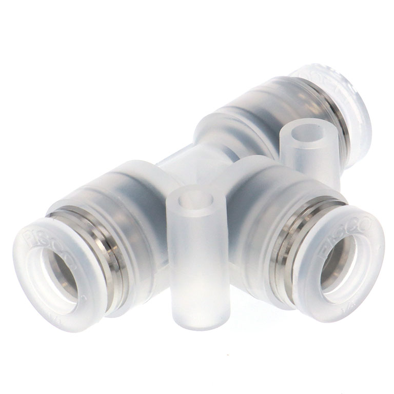Alternative view of Đầu Nối Nhanh Khí Nén Chữ T Pisco PPE1/4-C