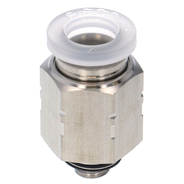 Alternative view of Đầu Nối Nhanh Khí Nén Dạng Thẳng Thân Lục Giác Ren Ngoài Pisco PPC1/4-M5SUS