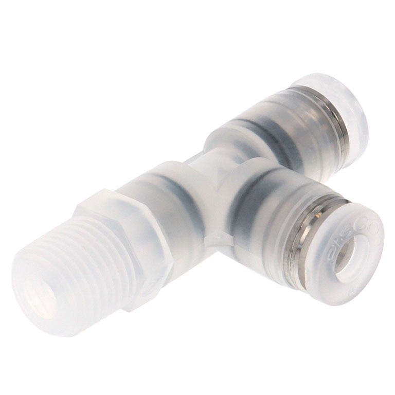 Alternative view of Đầu Nối Nhanh Khí Nén Dạng Chữ T Ren Ngoài Pisco PPD4-01-F