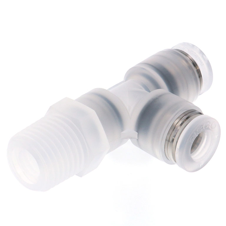 Alternative view of Đầu Nối Nhanh Khí Nén Dạng Chữ T Ren Ngoài Pisco PPD6-02