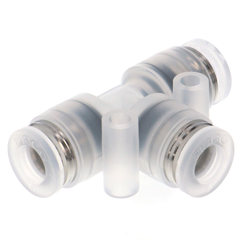 Alternative view of Đầu Nối Nhanh Khí Nén Chữ T Pisco PPE6-HN-C