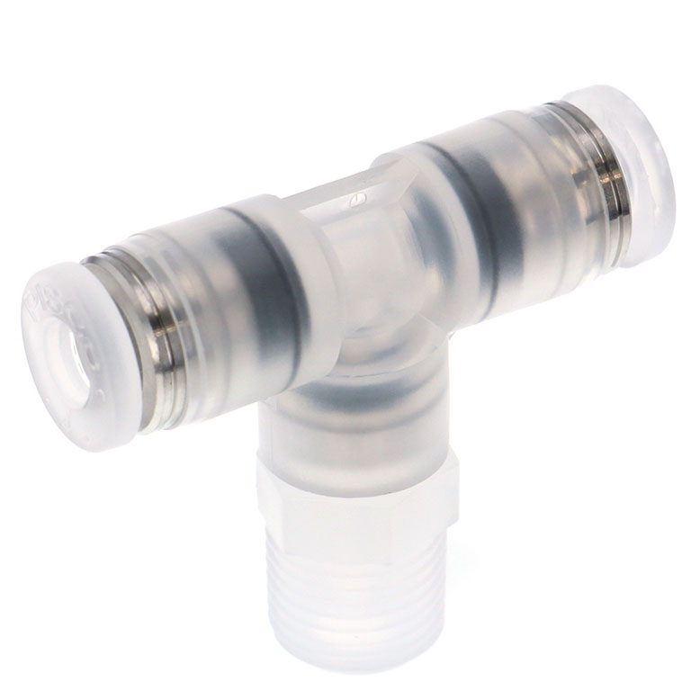 Alternative view of Đầu Nối Nhanh Khí Nén Dạng Chữ T Ren Ngoài Pisco PPB4-01-F-TP
