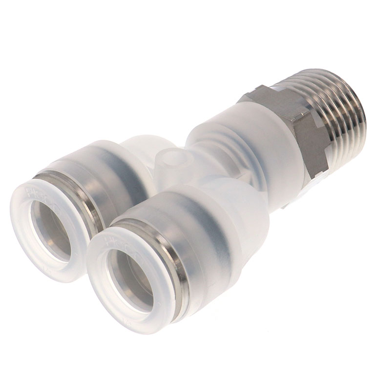Alternative view of Đầu Nối Nhanh Khí Nén Dạng Chữ Y Ren Ngoài Pisco PPX1/2-04SUS-HN