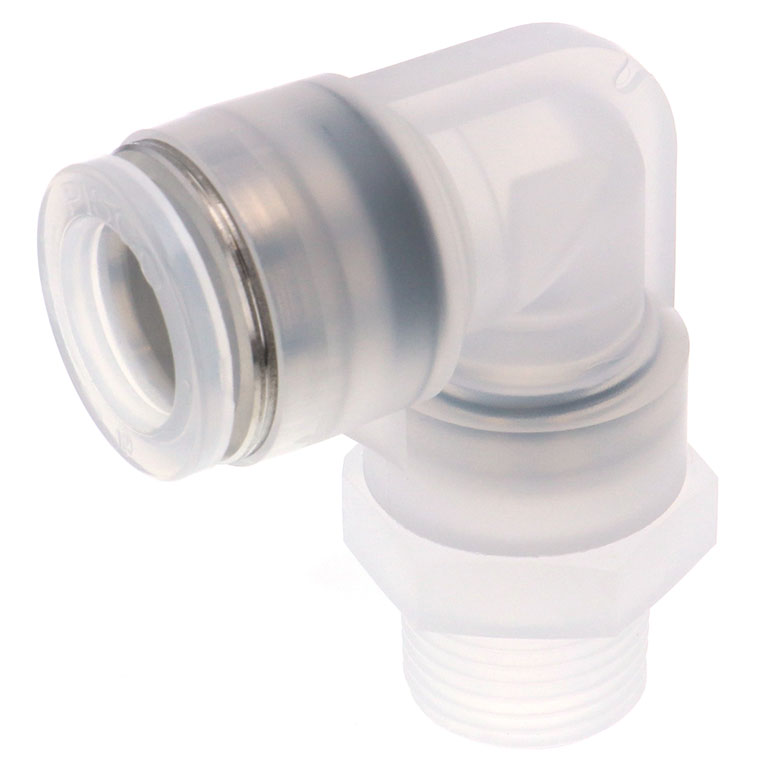 Alternative view of Đầu Nối Nhanh Khí Nén Dạng Cong 90° Ren Ngoài Pisco PPL12-02-TP