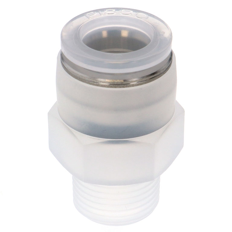 Alternative view of Đầu Nối Nhanh Khí Nén Dạng Thẳng Thân Lục Giác Ren Ngoài Pisco PPC12-02-UC