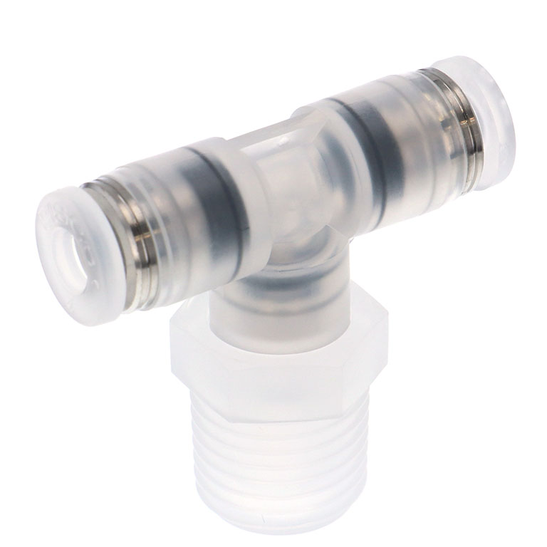 Alternative view of Đầu Nối Nhanh Khí Nén Dạng Chữ T Ren Ngoài Pisco PPB4-02-F