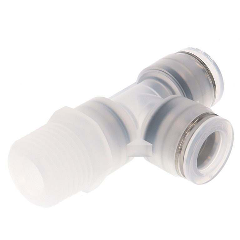 Alternative view of Đầu Nối Nhanh Khí Nén Dạng Chữ T Ren Ngoài Pisco PPD12-04-HN