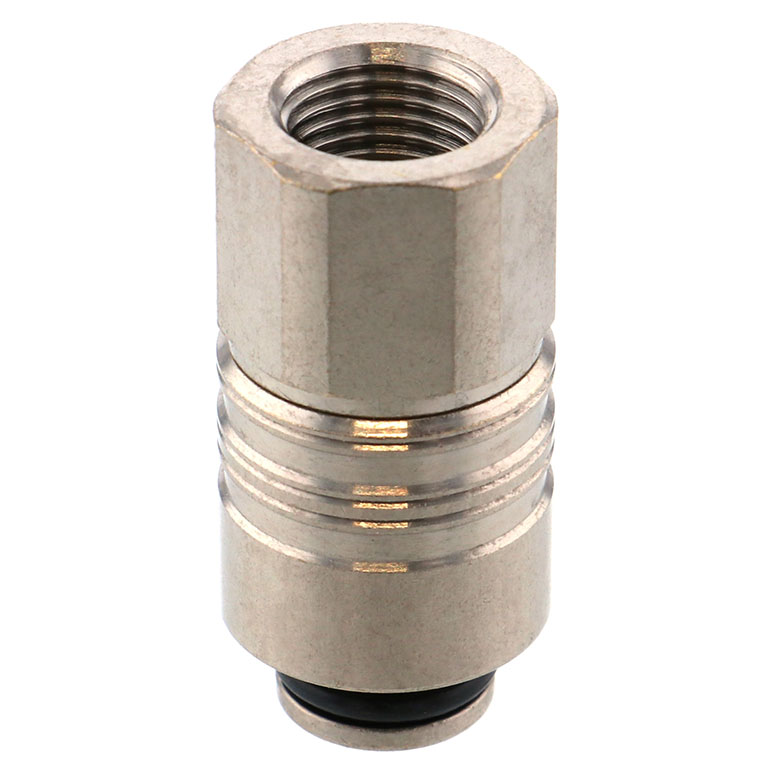 Thân Đầu Ngạnh Nối Ống Dẫn Điều Khiển Nhiệt Độ Khuôn Đúc Dạng Thẳng Ren Trong Pisco AKC08-01FP