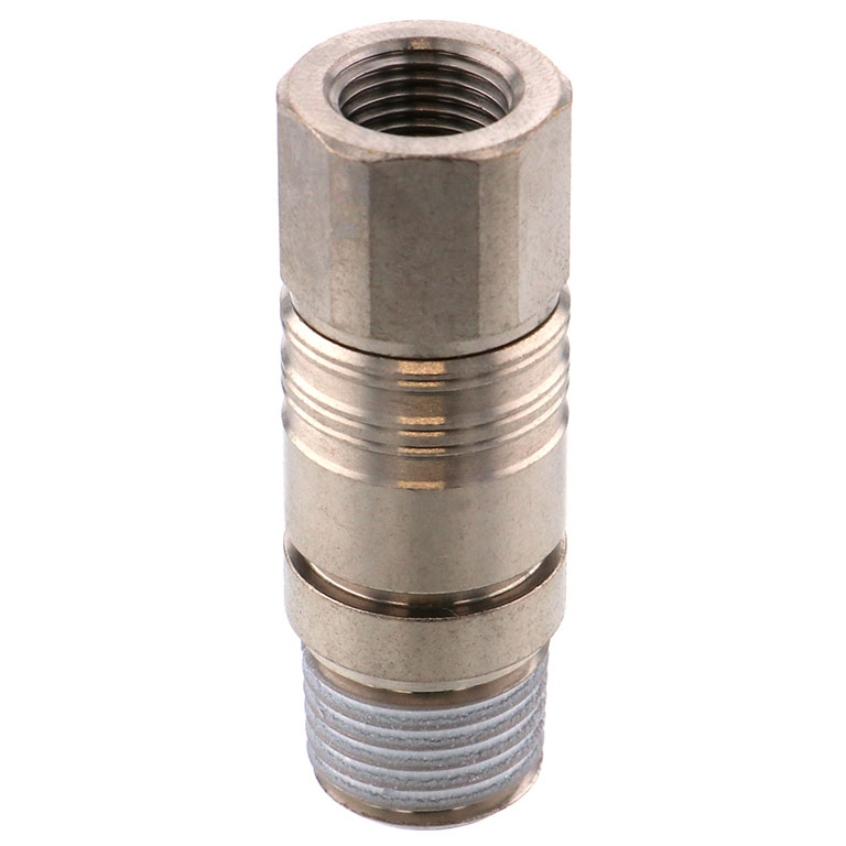 Bộ Đầu Ngạnh Nối Ống Dẫn Điều Khiển Nhiệt Độ Khuôn Đúc Dạng Thẳng Ren Trong Pisco AKC08-01F02