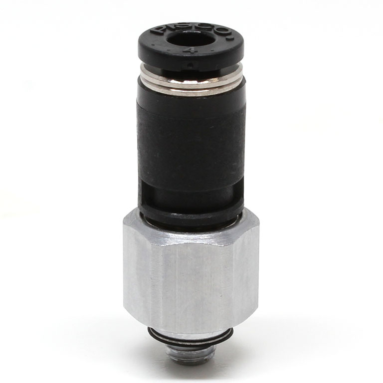 Alternative view of Đầu Nối Nhanh Khí Nén Dạng Thẳng Ren Ngoài Có Khớp Xoay Pisco RC4-M5