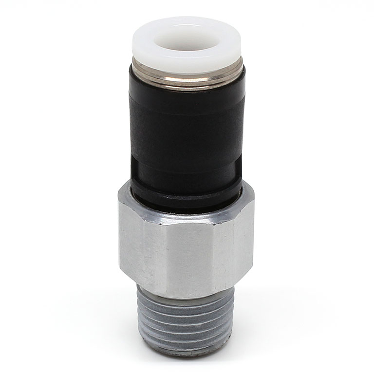 Alternative view of Đầu Nối Nhanh Khí Nén Dạng Thẳng Ren Ngoài Có Khớp Xoay Pisco RC5/16-02