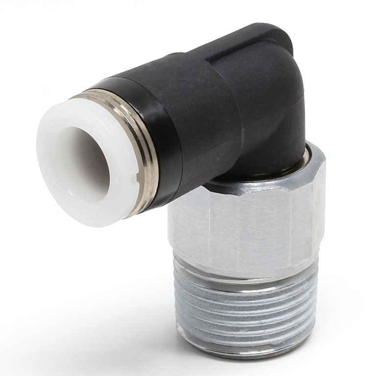 Alternative view of Đầu Nối Nhanh Khí Nén Dạng Cong 90° Ren Ngoài Có Khớp Xoay Pisco RL5/16-03