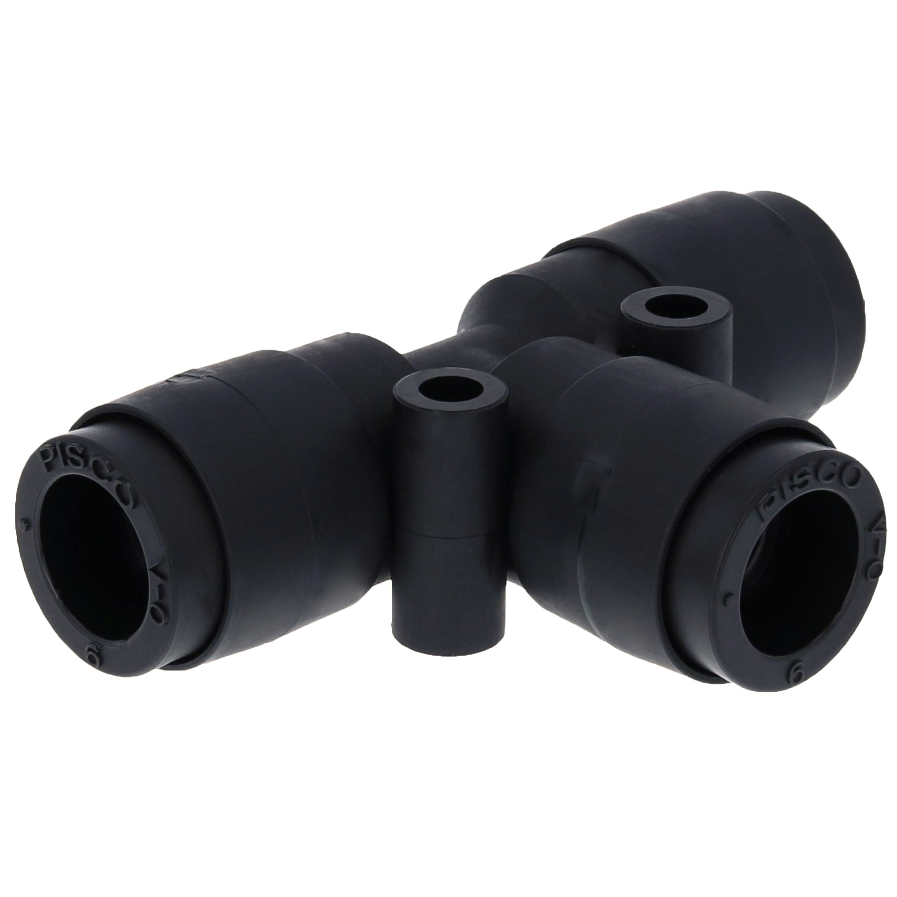 Alternative view of Đầu Nối Nhanh Khí Nén Chữ T Pisco PE6V-0