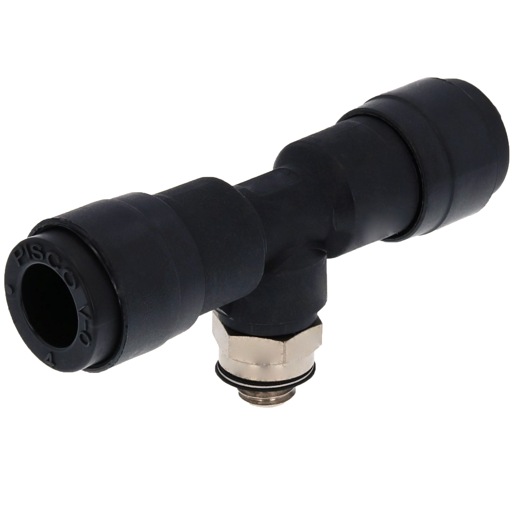 Alternative view of Đầu Nối Nhanh Khí Nén Dạng Chữ T Ren Ngoài Pisco PB4-M5V-0