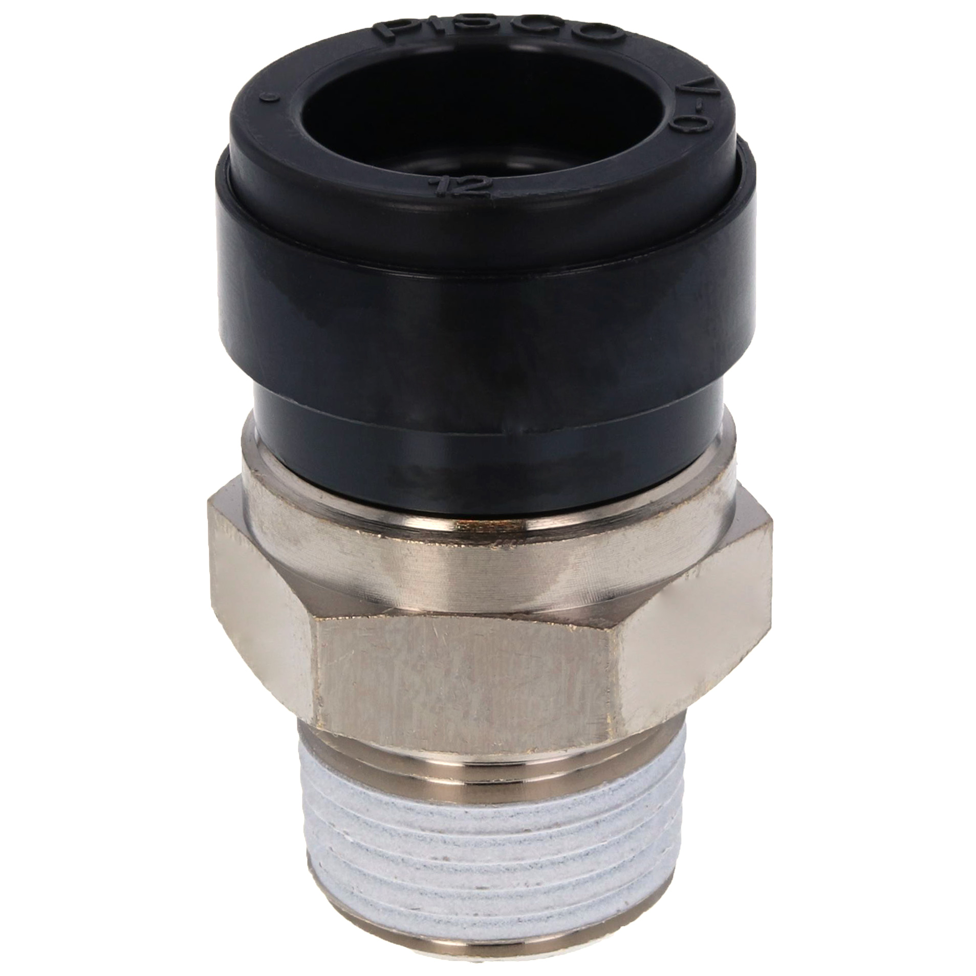 Alternative view of Đầu Nối Nhanh Khí Nén Dạng Thẳng Thân Lục Giác Ren Ngoài Pisco PC12-03V-0