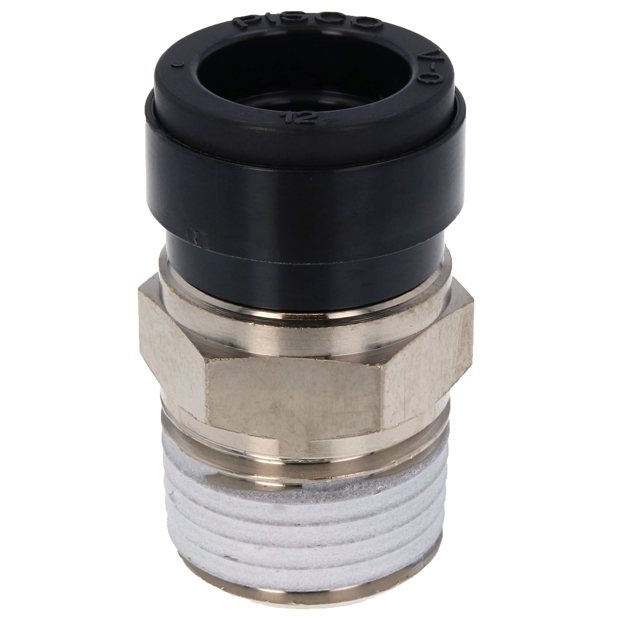 Alternative view of Đầu Nối Nhanh Khí Nén Dạng Thẳng Thân Lục Giác Ren Ngoài Pisco PC12-04V-0