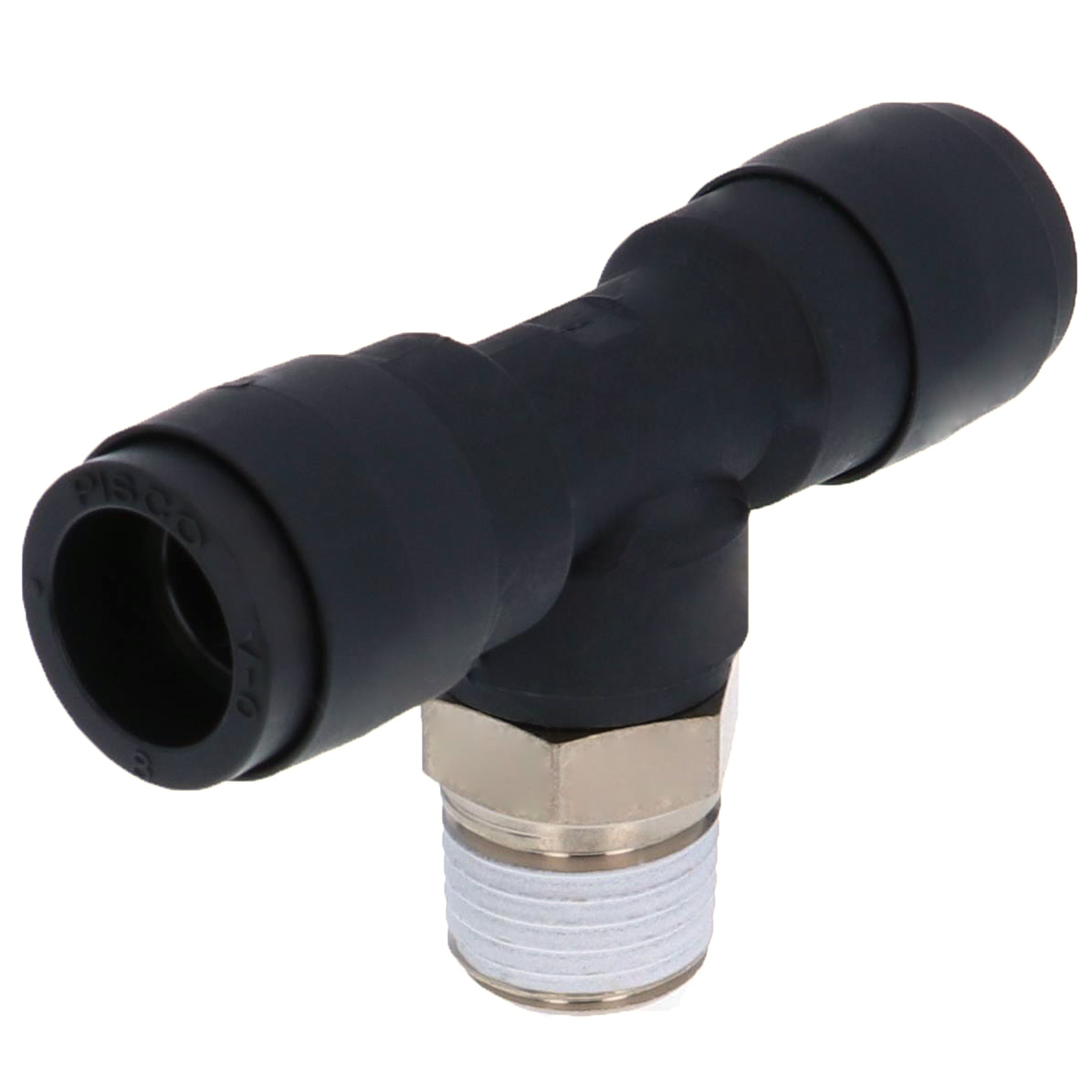 Alternative view of Đầu Nối Nhanh Khí Nén Dạng Chữ T Ren Ngoài Pisco PB8-02V-0
