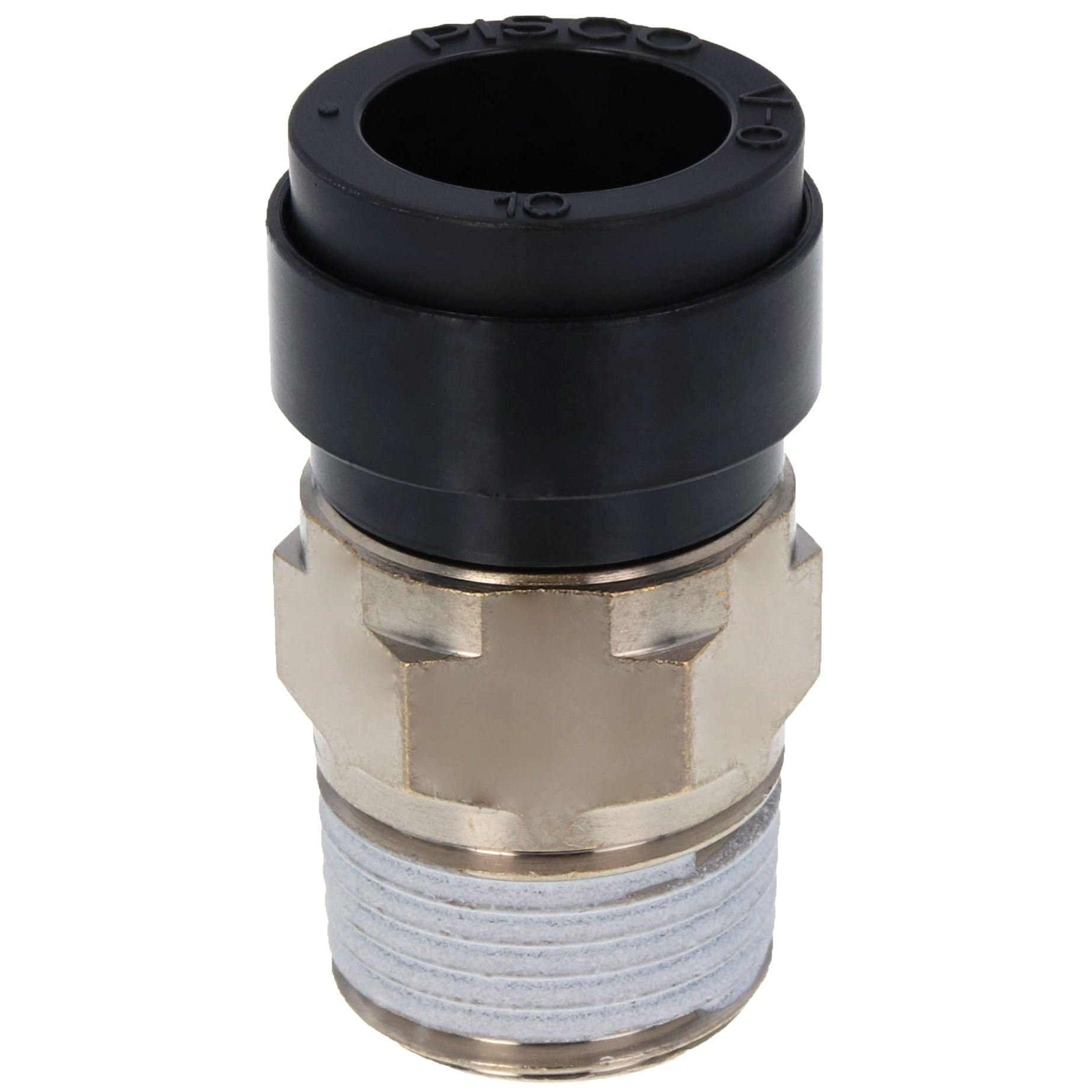 Alternative view of Đầu Nối Nhanh Khí Nén Dạng Thẳng Thân Lục Giác Ren Ngoài Pisco PC10-03V-0