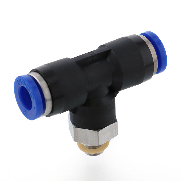 Alternative view of Đầu Nối Nhanh Khí Nén Dạng Chữ T Ren Ngoài Pisco SPB6-M6