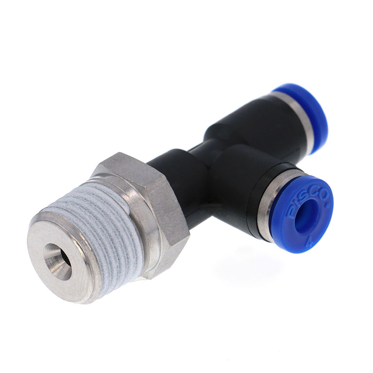 Alternative view of Đầu Nối Nhanh Khí Nén Dạng Chữ T Ren Ngoài Pisco SPD4-02
