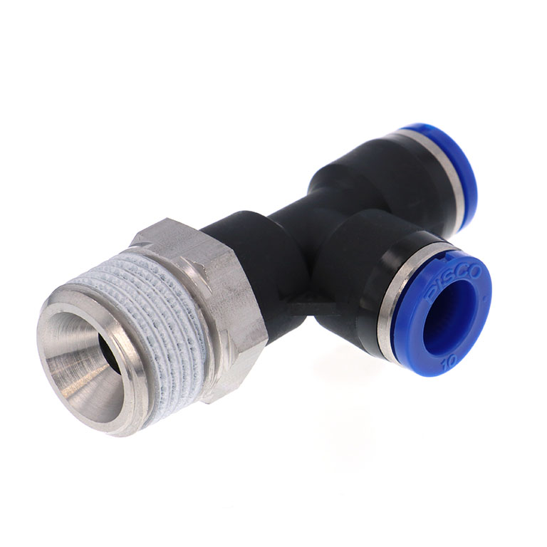 Alternative view of Đầu Nối Nhanh Khí Nén Dạng Chữ T Ren Ngoài Pisco SPD10-04