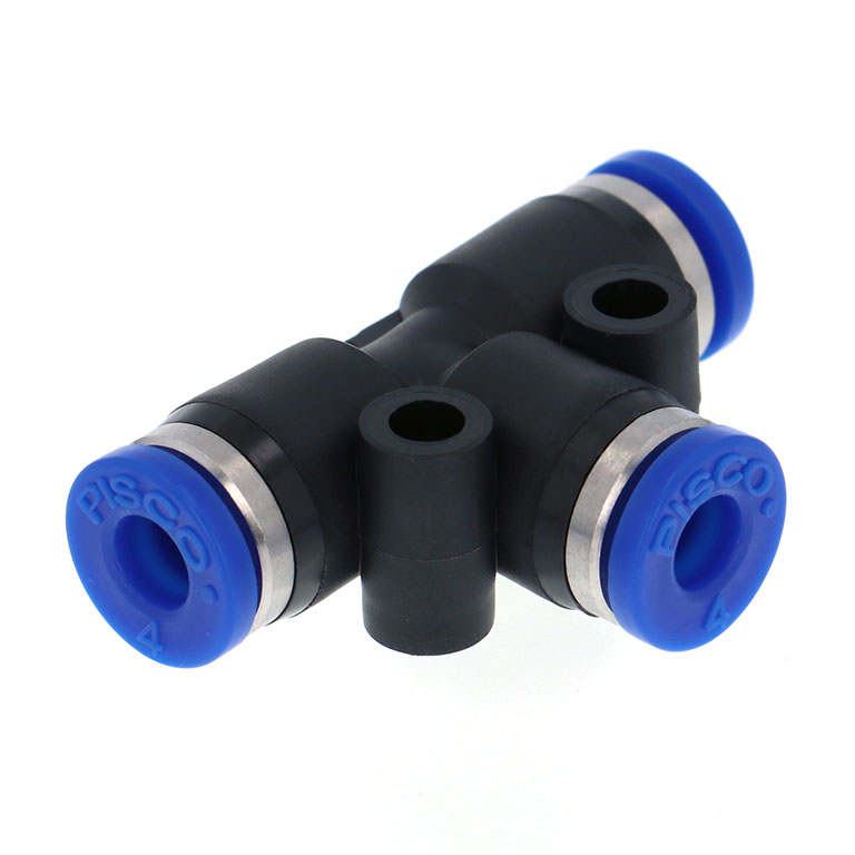Alternative view of Đầu Nối Nhanh Khí Nén Chữ T Pisco SPE4