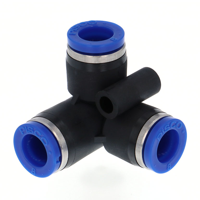 Alternative view of Đầu Nối Nhanh Khí Nén Chạc Ba 90° Pisco SPVU8