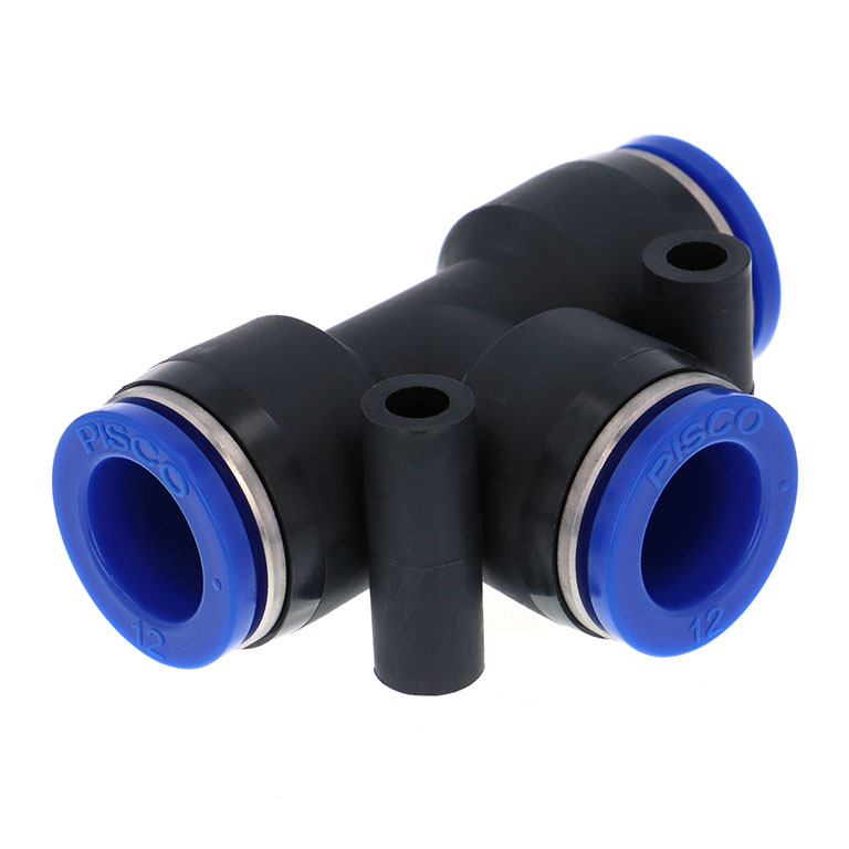 Alternative view of Đầu Nối Nhanh Khí Nén Chữ T Pisco SPE12