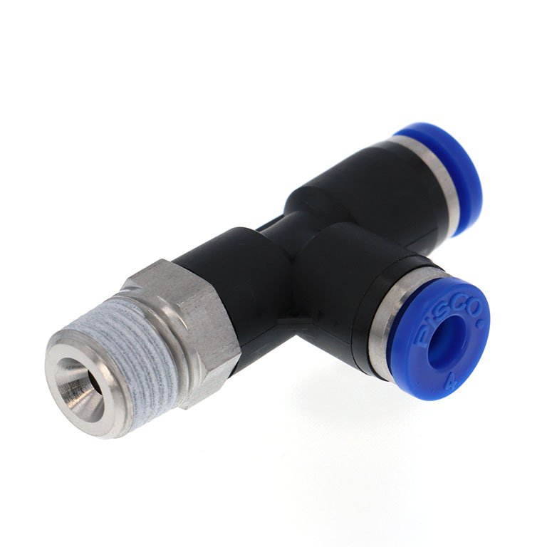 Alternative view of Đầu Nối Nhanh Khí Nén Dạng Chữ T Ren Ngoài Pisco SPD4-01