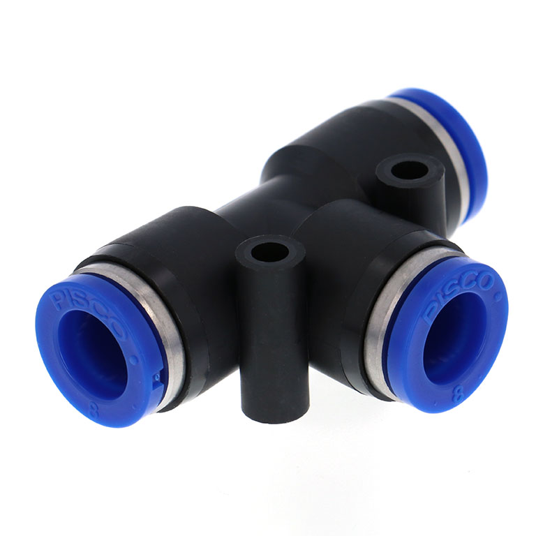 Alternative view of Đầu Nối Nhanh Khí Nén Chữ T Pisco SPE8