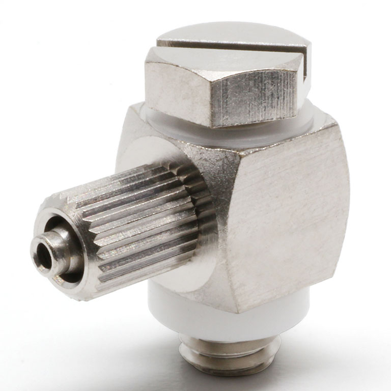 Alternative view of Đầu Ngạnh Nối Ống Có Đai Ốc Dạng Cong 90° Đầu Lục Giác Ren Ngoài Pisco LHN-0320-M5-C