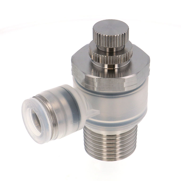 Van Tiết Lưu Khí Nén Bằng Nhựa PP Pisco PJSC10-04A-F-C