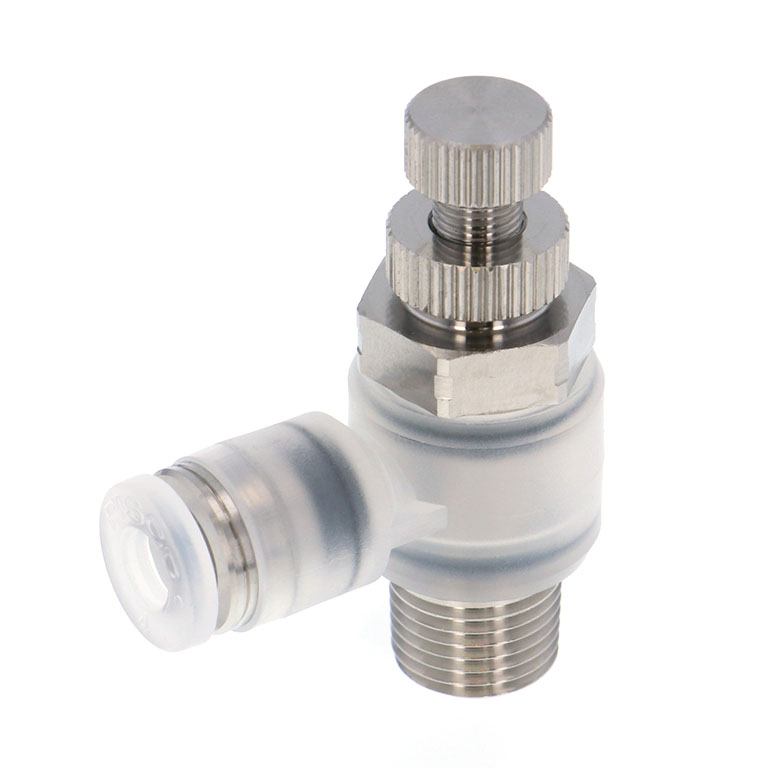 Van Tiết Lưu Khí Nén Bằng Nhựa PP Pisco PJSC4-01B-F-S-C