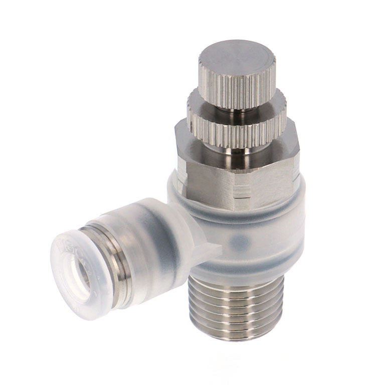 Van Tiết Lưu Khí Nén Bằng Nhựa PP Pisco PJSC6-02AK-C