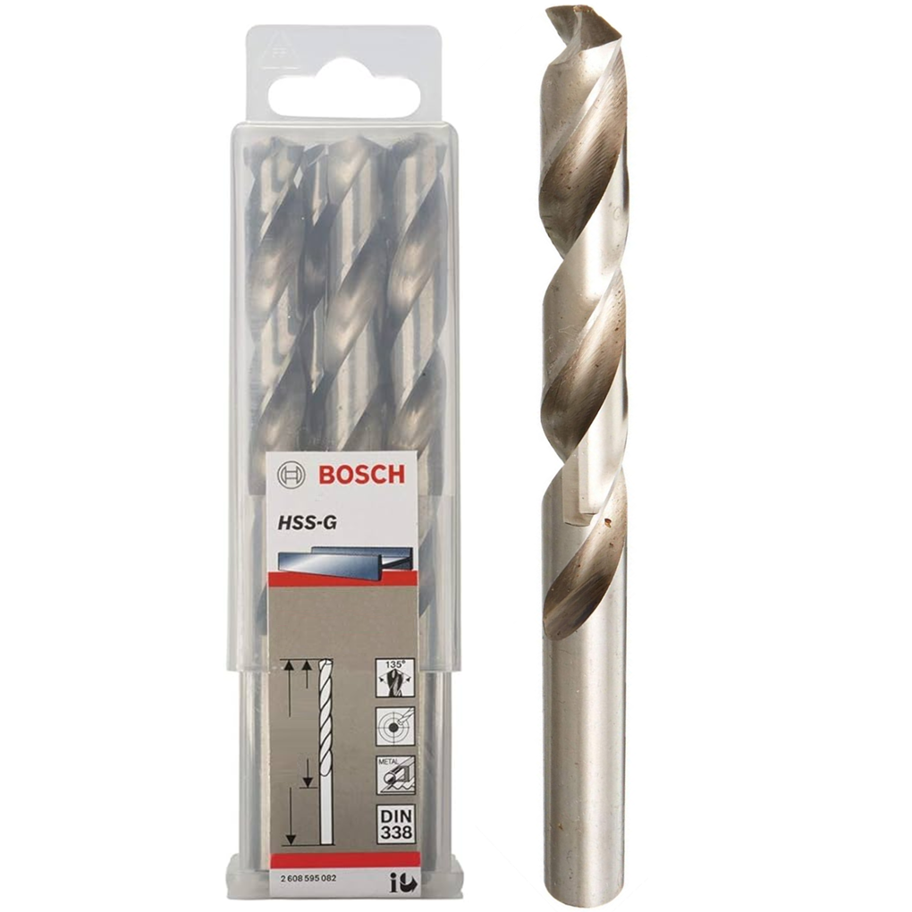 Mũi khoan sắt HSS-G 2.5mm (hộp 10 mũi) Bosch 2608595053