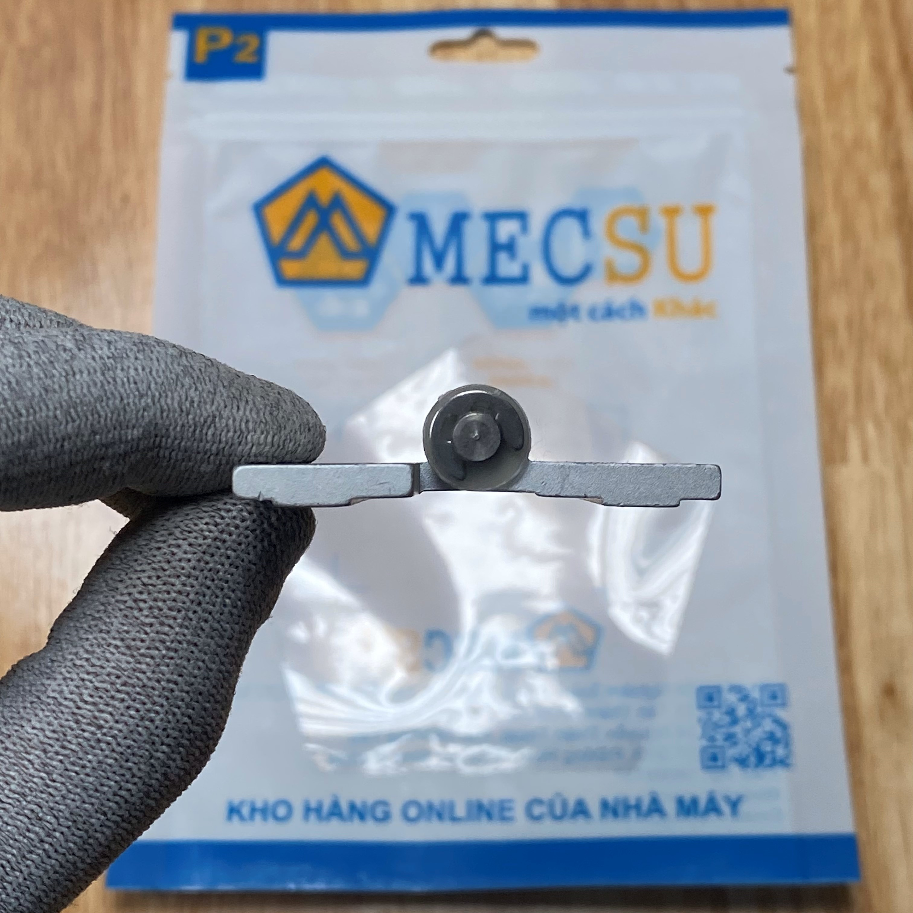 Bản Lề Lá Nhôm Định Hình Nhôm Hợp Kim Mạ Anodized Trắng (HHPSDT5) L 47 mm - Ảnh 4