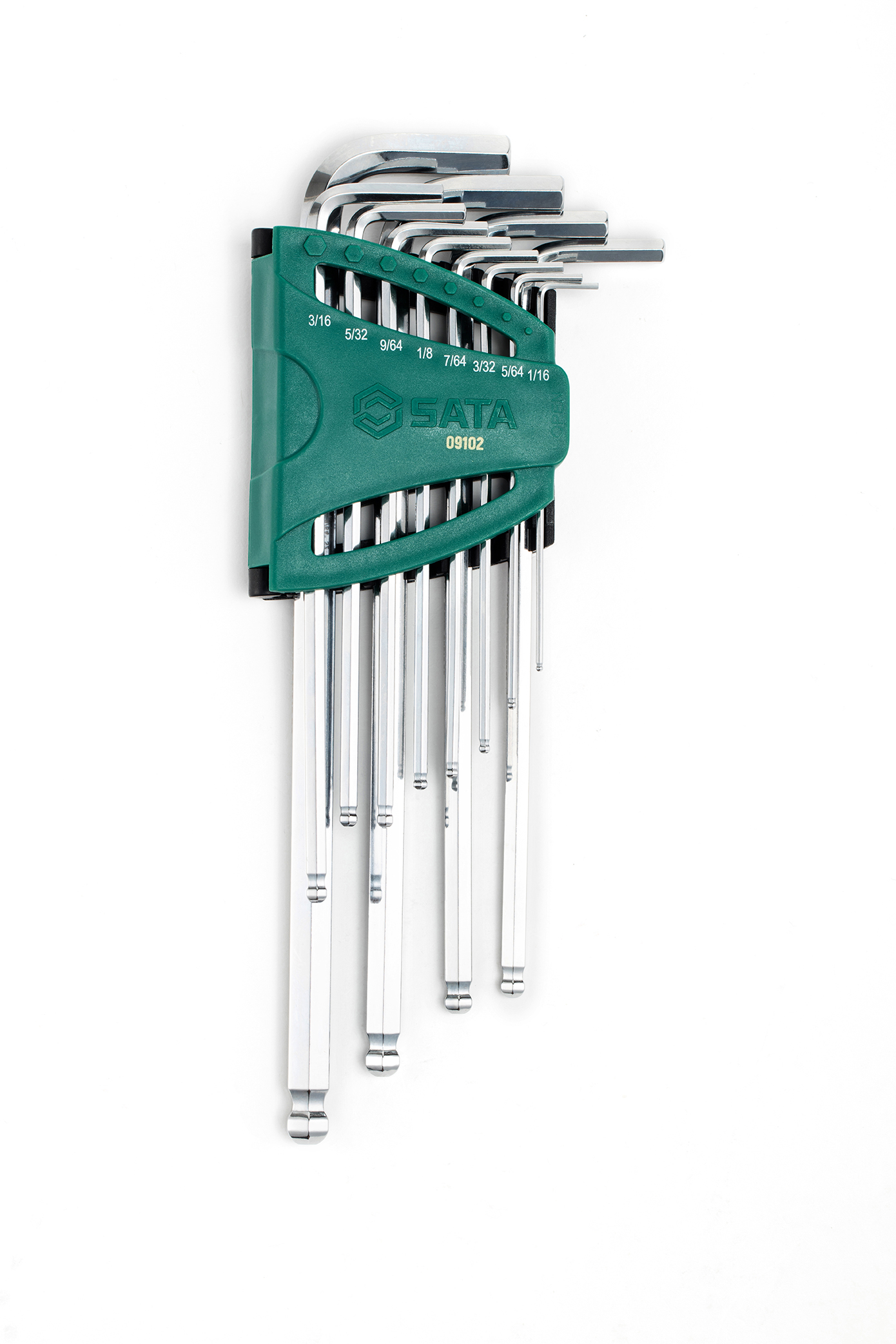 Bộ Cây Vặn Lục Giác Bi Loại Dài 12 Chi Tiết - Hệ In SATA 09102