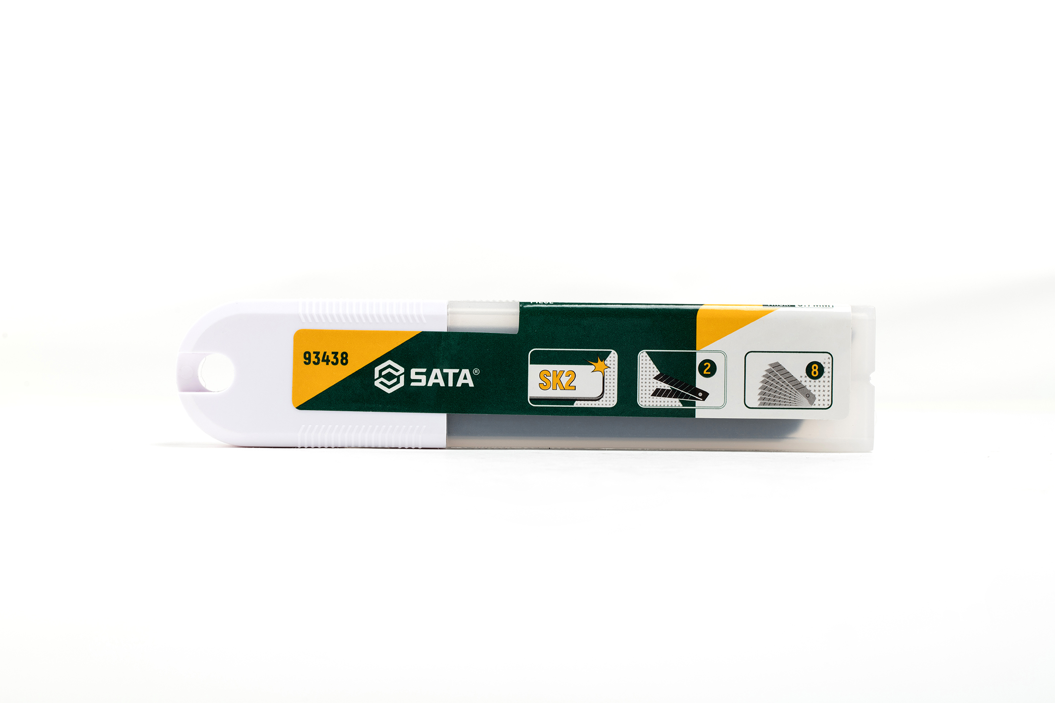 Bộ Lưỡi Dao Rọc Giấy Thép Sk2 25mm SATA 93438 (10 Lưỡi)