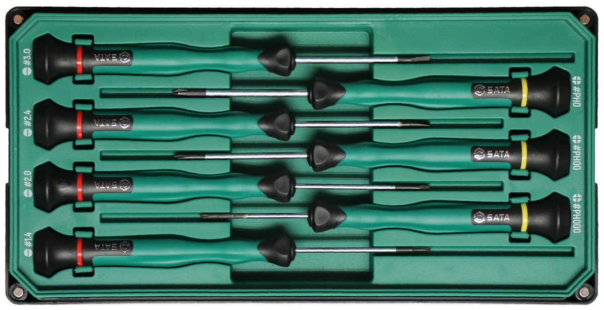 Bộ Tua Vít Cán Dài 7 Chi Tiết SATA 09314